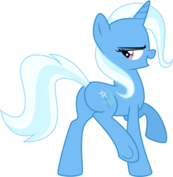 Size: 989x1008 | Tagged: safe, artist:multiversecafe, trixie, pony, unicorn, g4, butt, female, mare, plot, simple background, solo, transparent background
