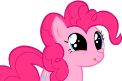 Size: 13477x8977 | Tagged: safe, artist:cyanlightning, pinkie pie, g4, what about discord?, absurd resolution, cute, diapinkes, female, simple background, solo, transparent background, vector