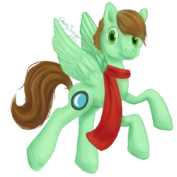 Size: 2000x2000 | Tagged: safe, artist:ghostlyscissors, oc, oc only, pegasus, pony, clothes, high res, scarf, solo
