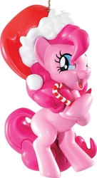 Size: 651x1200 | Tagged: safe, pinkie pie, g4, candy, candy cane, christmas, cute, diapinkes, female, food, hat, merchandise, ornament, santa hat, solo