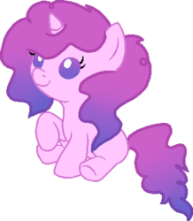 Size: 335x385 | Tagged: safe, artist:lexipika, oc, oc only, oc:sugar sparkle, pony, baby, baby pony, base used, magical lesbian spawn, offspring, parent:pinkie pie, parent:trixie, parents:trixiepie, solo