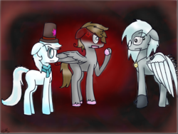 Size: 804x604 | Tagged: safe, artist:angelica343, oc, oc only, oc:crystal, oc:digital dusk, pony