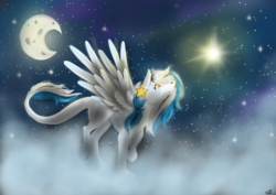 Size: 1024x727 | Tagged: safe, artist:sunlightsummer, oc, oc only, oc:star seeker, hippogriff