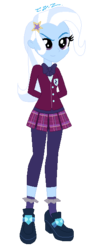 Size: 222x595 | Tagged: safe, artist:ihmps6p07, trixie, equestria girls, g4, clothes, crystal prep academy uniform, school uniform