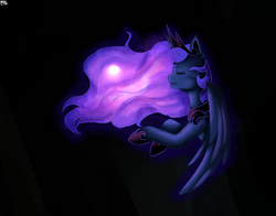 Size: 1024x801 | Tagged: safe, artist:darkray777, princess luna, g4, female, solo