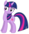 Size: 4000x4710 | Tagged: safe, artist:estories, twilight sparkle, pony, unicorn, g4, absurd resolution, confused, female, simple background, solo, transparent background, unicorn twilight, vector