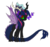 Size: 858x811 | Tagged: safe, artist:flawlessvictory20, artist:mn27, twilight sparkle, alicorn, changeling, draconequus, hybrid, pegasus, pony, g4, changelingified, colored, corrupted, dark magic, deer antler, discord sparkle, discorded, draconequified, evil twilight, female, fusion, grayscale, horn, ibex horn, jagged horn, magic, mare, mismatched horns, monochrome, serpent tail, simple background, snake tail, sombra eyes, species swap, tail, transparent background, twikonequus, twilight sparkle (alicorn), xk-class end-of-the-world scenario