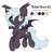 Size: 959x965 | Tagged: safe, artist:hioshiru, oc, oc only, oc:starbursty, bat pony, pony, fluffy, hair over one eye, solo