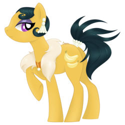 Size: 1900x1900 | Tagged: safe, artist:orcakisses, cleopatra jazz, earth pony, pony, dungeons and discords, g4, butt, female, mare, plot, simple background, solo, transparent background