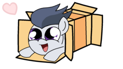 Size: 1182x669 | Tagged: safe, artist:lunaticdawn, rumble, pony, g4, base used, box, colt, cute, foal, hilarious in hindsight, male, pony in a box, rumblebetes, solo