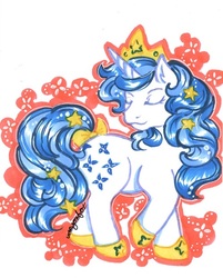 Size: 499x622 | Tagged: safe, artist:skypinpony, majesty, g1, female