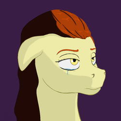 Size: 699x699 | Tagged: safe, artist:stoopedhooy, oc, oc only, pony, bust, crying, digital art, female, mare, portrait, sad, simple background