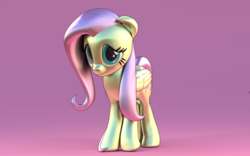 Size: 3840x2400 | Tagged: safe, artist:creatorofpony, artist:lavik1988, fluttershy, g4, 3d, female, high res, solo