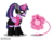 Size: 3500x2565 | Tagged: safe, artist:askthecookies, twilight sparkle, alicorn, pony, g4, boots, clothes, cosplay, costume, female, high heel boots, high heels, high res, jacket, magic, simple background, skirt, solo, tara strong, the wonderful 101, transparent background, twilight sparkle (alicorn), voice actor joke, whip, wonder pink