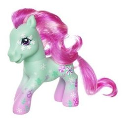 Size: 300x300 | Tagged: safe, minty, g3, female, irl, photo, solo, stock image, toy, winter minty