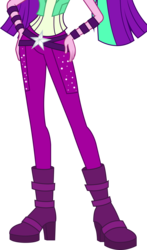 Size: 1526x2589 | Tagged: dead source, safe, artist:teentitansfan201, aria blaze, equestria girls, g4, my little pony equestria girls: rainbow rocks, clothes, cropped, hips, legs, pants, pictures of legs, simple background, transparent background, vector