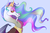 Size: 1024x683 | Tagged: safe, artist:loryska, discord, draconequus, dungeons and discords, g4, my little pony: friendship is magic, discord's celestia face, jewelry, male, regalia, solo