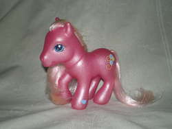 Size: 640x480 | Tagged: safe, photographer:lancer, pinkie pie, earth pony, pony, g3, g4, female, irl, mare, photo, solo, toy