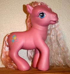 Size: 593x631 | Tagged: safe, photographer:lilcricketnoise, pinkie pie, earth pony, pony, g3, g4, female, irl, mare, photo, solo, toy