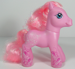 Size: 648x600 | Tagged: safe, photographer:breyer600, pinkie pie, g3, g4, birthday, irl, photo, solo, toy