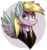 Size: 959x1014 | Tagged: safe, artist:greenstorm64, derpy hooves, pegasus, pony, g4, clothes, ear fluff, female, mare, solo, suit, tuxedo, underp