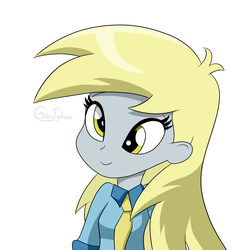 Size: 1900x2000 | Tagged: safe, artist:graytyphoon, derpy hooves, equestria girls, g4, female, simple background, solo, white background