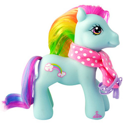 Size: 300x300 | Tagged: safe, rainbow dash (g3), g3, irl, photo, solo, stock image, toy, winter