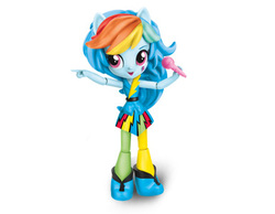 Size: 386x300 | Tagged: safe, rainbow dash, equestria girls, g4, my little pony equestria girls: rainbow rocks, boots, clothes, doll, equestria girls minis, female, irl, microphone, pantyhose, photo, skirt, toy