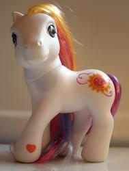 Size: 552x730 | Tagged: safe, photographer:lilcricketnoise, sunny daze (g3), earth pony, pony, g3, female, irl, mare, photo, solo, toy