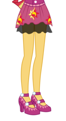 Size: 3200x5851 | Tagged: dead source, safe, artist:teentitansfan201, sunset shimmer, equestria girls, g4, my little pony equestria girls: friendship games, clothes, cropped, high heels, legs, pictures of legs, simple background, solo, transparent background, vector