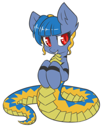 Size: 1587x1977 | Tagged: safe, artist:sapphfyr, oc, oc only, oc:selina, lamia, original species, solo