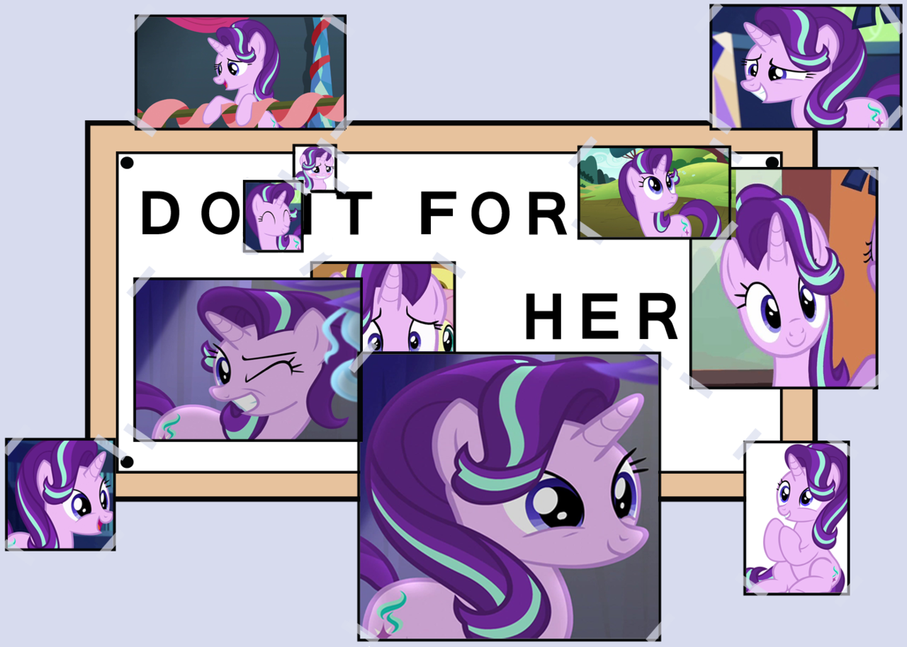 Do it for the. Старлайт Глиммер вайфу. Do it for her MLP. MLP waifu Chart Starlight. Do it for her Starlight Glimmer mem.