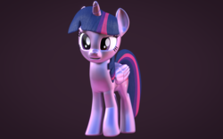 Size: 3840x2400 | Tagged: safe, artist:creatorofpony, artist:lavik1988, twilight sparkle, alicorn, pony, g4, 3d, blender, female, high res, solo, twilight sparkle (alicorn)