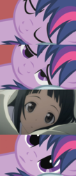 Size: 800x1836 | Tagged: safe, twilight sparkle, pony, bridle gossip, g4, my little pony: friendship is magic, bed meme, exploitable meme, meme, morning after, sword art online, this will end in tears, waking up, yui