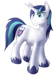 Size: 800x1100 | Tagged: safe, artist:hywther, shining armor, g4, male, serious face, simple background, solo, transparent background