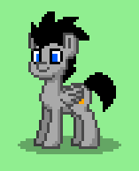 Size: 157x194 | Tagged: safe, artist:comet0ne, oc, oc only, oc:suisei, pony, pony town, simple background