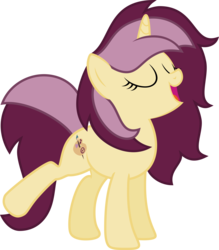 Size: 5500x6265 | Tagged: safe, artist:pilot231, oc, oc only, oc:lannie lona, pony, absurd resolution, cutie mark, eyes closed, gift art, simple background, singing, solo, transparent background, vector