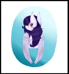 Size: 1024x1097 | Tagged: safe, artist:joanka2002, oc, oc only, oc:moonlight feather, bust, portrait