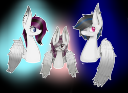 Size: 1024x749 | Tagged: safe, artist:joanka2002, oc, oc only, oc:meta, oc:sattle, emo, siblings