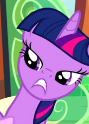Size: 388x542 | Tagged: safe, edit, edited screencap, screencap, twilight sparkle, g4, frown, inverted mouth