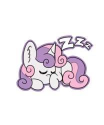 Size: 1024x1229 | Tagged: safe, artist:theartistsora, sweetie belle, g4, cute, diasweetes, female, simple background, sleeping, solo, transparent background, zzz