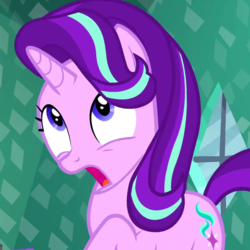Size: 720x720 | Tagged: safe, screencap, starlight glimmer, pony, g4, the crystalling, cropped, female, mare, solo