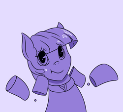 Size: 550x500 | Tagged: safe, artist:pilyorosas, oc, oc only, earth pony, pony, collar, disembodied hoof, shrug