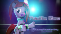 Size: 1280x720 | Tagged: safe, artist:durpy337, pacific glow, g4, 3d, download at source, downloadable content, glowstick, jewelry, necklace, nightclub, pacifier, strobe lights