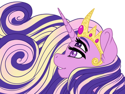 Size: 2000x1500 | Tagged: safe, artist:gigason, princess cadance, twilight sparkle, oc, oc only, alicorn, pony, g4, female, fusion, fusion:princess cadance, fusion:twidance, fusion:twilight sparkle, multiple eyes, solo, twilight sparkle (alicorn)