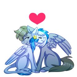 Size: 3500x3500 | Tagged: safe, artist:micky-ann, oc, oc only, oc:digital dusk, oc:star seeker, pony, high res, male, straight