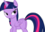 Size: 12705x9033 | Tagged: safe, artist:cyanlightning, twilight sparkle, alicorn, pony, g4, my little pony: friendship is magic, no second prances, absurd resolution, butt, female, folded wings, lidded eyes, mare, plot, simple background, solo, transparent background, twilight sparkle (alicorn), vector