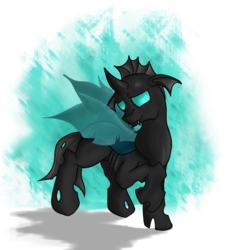 Size: 846x936 | Tagged: safe, artist:paladin-drakkenwolf, thorax, changeling, g4, the times they are a changeling, digital art, male, shy, simple background, solo, transparent background