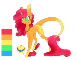 Size: 2500x2000 | Tagged: safe, artist:immagoddampony, oc, oc only, oc:sweet chalice, orbite, original species, high res, reference sheet, solo