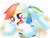 Size: 1600x1200 | Tagged: safe, artist:gamijack, rainbow dash, g4, alcohol, blushing, cider, drunk, drunker dash, female, mug, solo